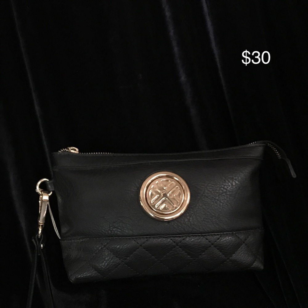 Small black handbag